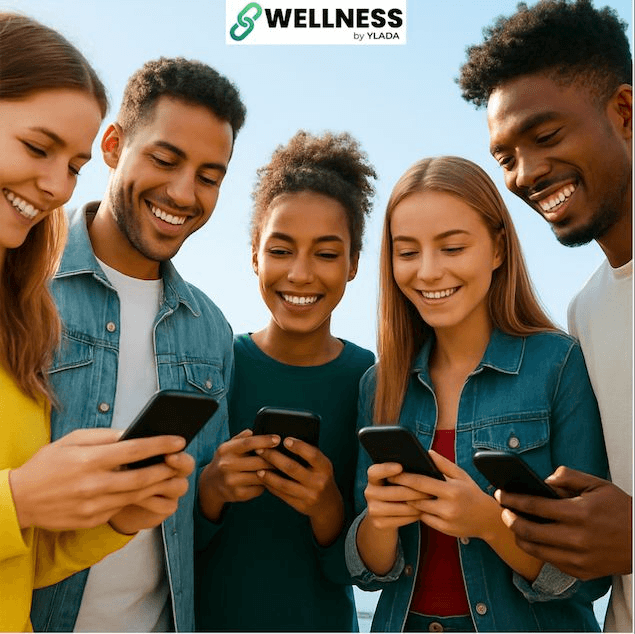 Pessoas conversando sobre Bem Estar de forma simples e leve